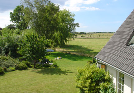 Blick aus dem K&uuml;chenfenster