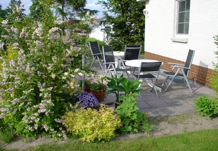 Terrasse zusammen mit der Westwohnung